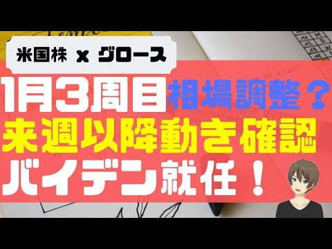 [1月3周目] 相場調整？来週以降の動きを確認。ついにバイデン大統領就任！